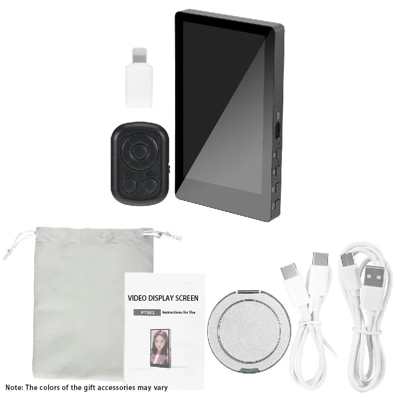 Phone Vlog Selfie Monitor Screen Magnetic Phone Holder Clip Mount Using Phone Rear Camera for Selfie Vlog Live Stream TK