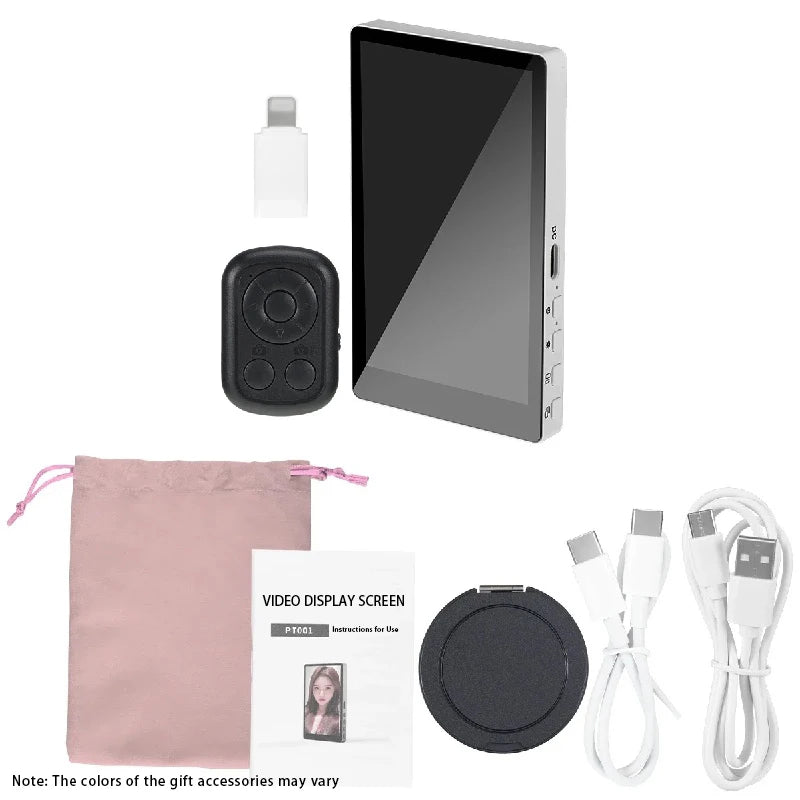Phone Vlog Selfie Monitor Screen Magnetic Phone Holder Clip Mount Using Phone Rear Camera for Selfie Vlog Live Stream TK